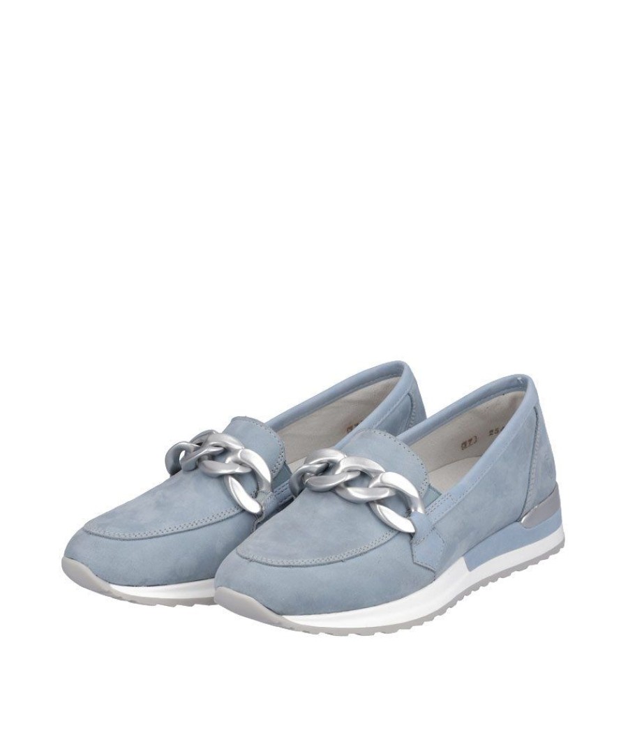 Remonte Remonte Fabulous Sky Blue Slip On Shoe Online