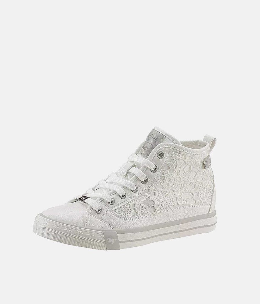 Mustang Mustang Fashionable White Hi-Top Sneaker Clearance