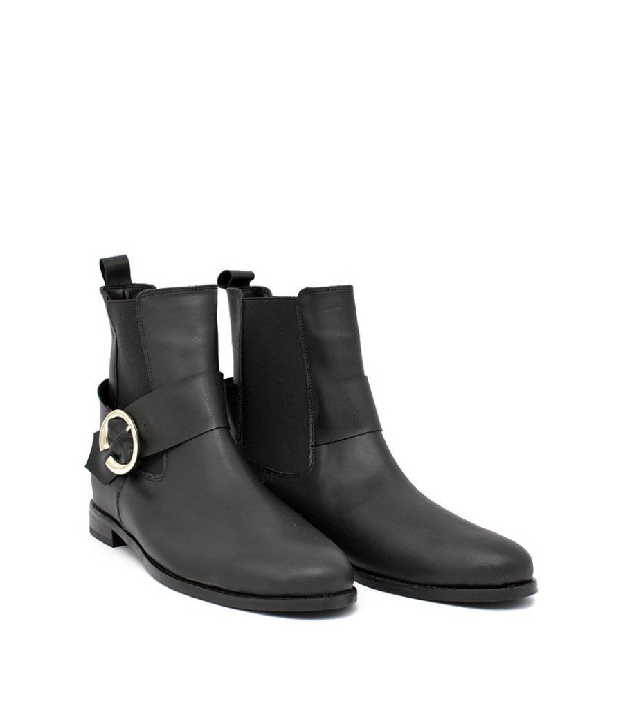 Belle & Lucy Belle & Lucy Versatile Black Ankle Boot Wholesale