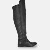 Cinderella Shoes Cinderella Shoes Black Leather Thigh High Boots Online