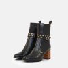 Brenda Zaro Brenda Zaro Deluxe Tall Black Ankle Boots Hot