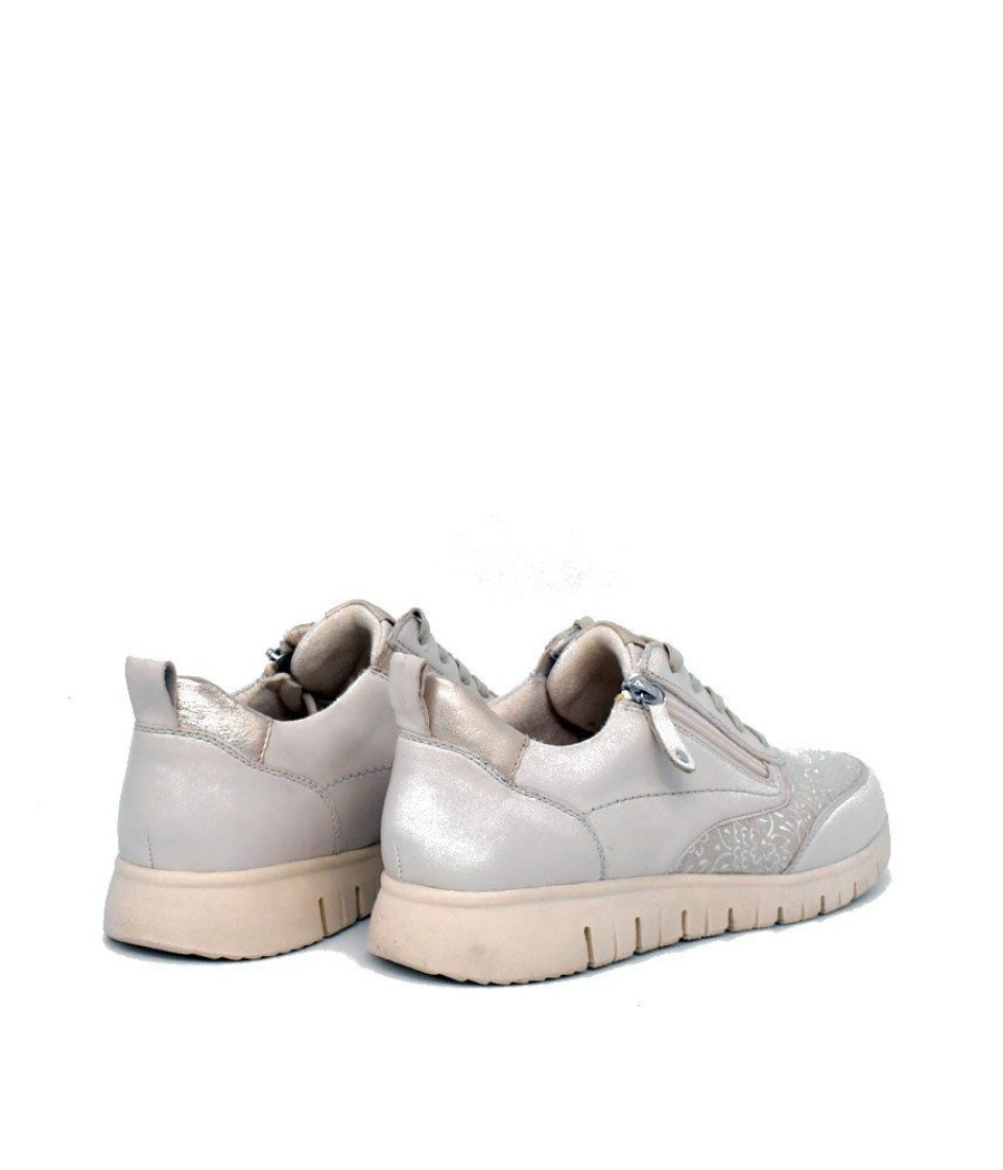 Tamaris Tamaris Ivory Combi Comfort Trainers Wholesale