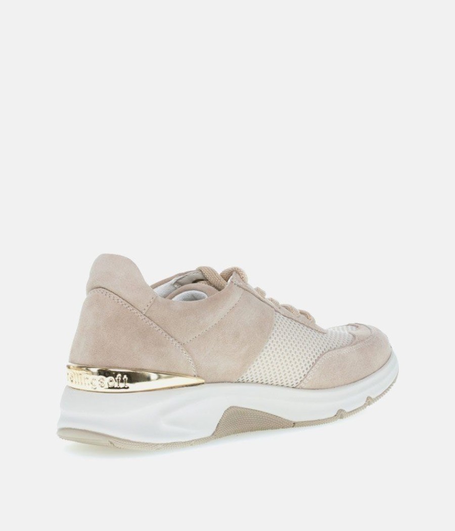 Gabor Gabor Fab Beige Rolling Soft Trainers Hot