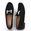 Vittoria Mengoni Vittoria Mengoni Premium Black Velour Loafers New