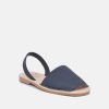 Ria Ria Plush Navy Abarca Sandals Online