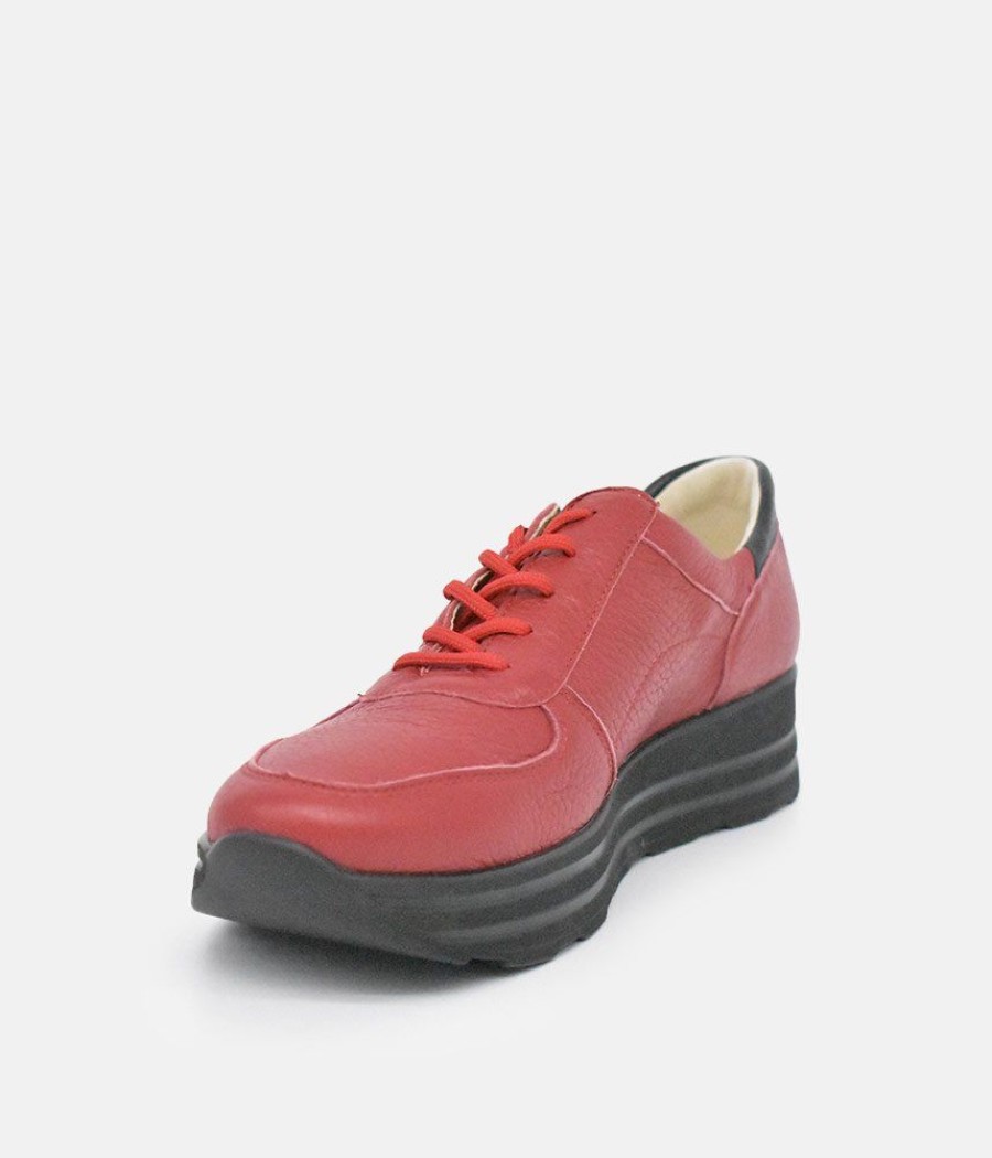 Waldlaufer Waldlaufer Sporty Ruby Red Sneakers Clearance