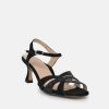 PieSanto Piesanto Glamourous Black Suede Strappy Sandals Hot