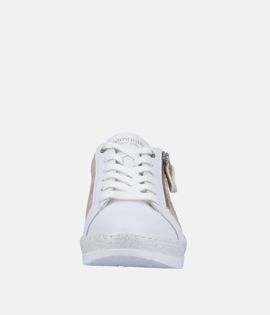 Remonte Remonte Pretty White/Rosegold Trainers Wholesale