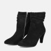 Cinderella Shoes Cinderella Shoes Deluxe Black Suede Ankle Boots New