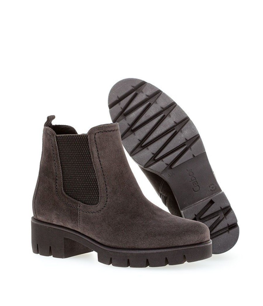 Gabor Gabor Chic Pepper Grey Ankle Boots Clearance