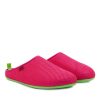 Andres Machado Cosy Hot Pink Slippers Clearance