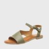 Mustang Mustang Mint Green Leather Sandals Online