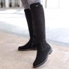 Remonte Remonte Fashionable Black Suede Knee High Boots New