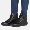 Remonte Remonte Black Patent Sneaker Booties Clearance