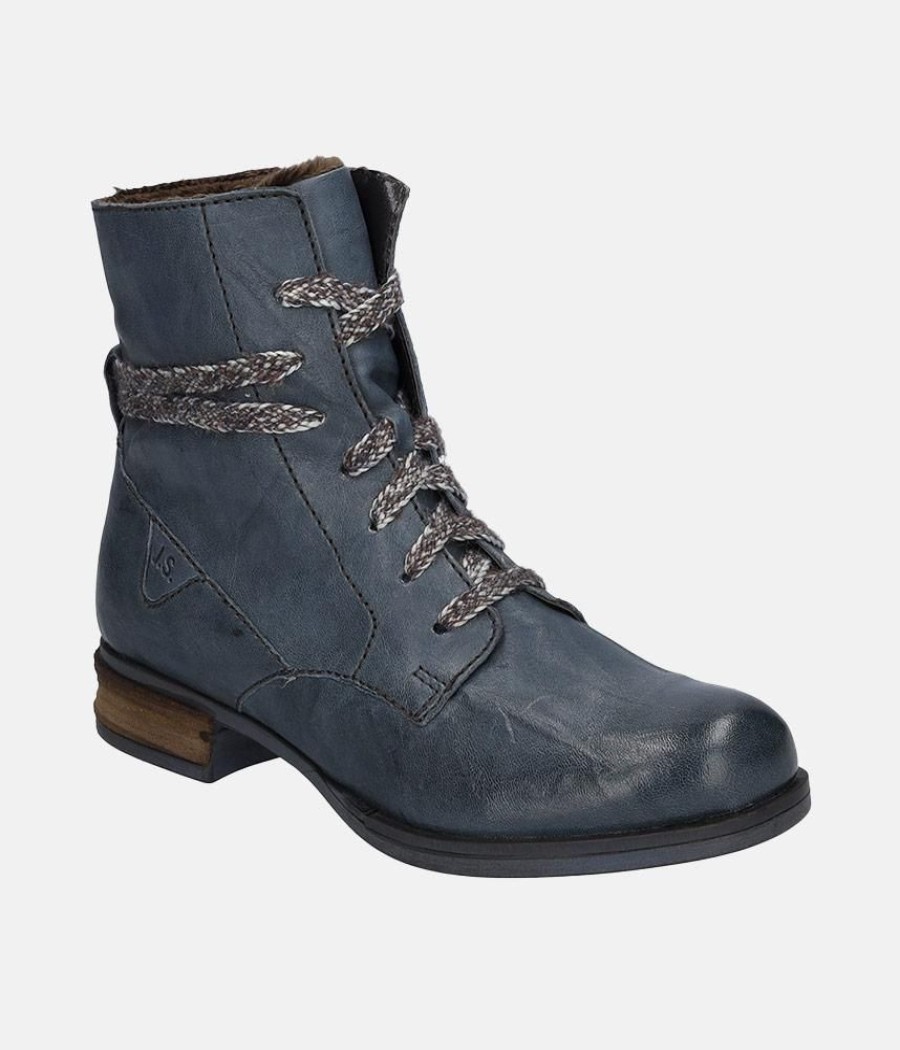 Josef Seibel Josef Seibel Stylish Blue Ankle Boots Clearance