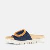 Gabor Gabor Stylish Navy Suede Mule Sandals Online