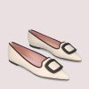 Pretty Ballerina Pretty Ballerina Chic Monochrome Pointy Toe Flats New