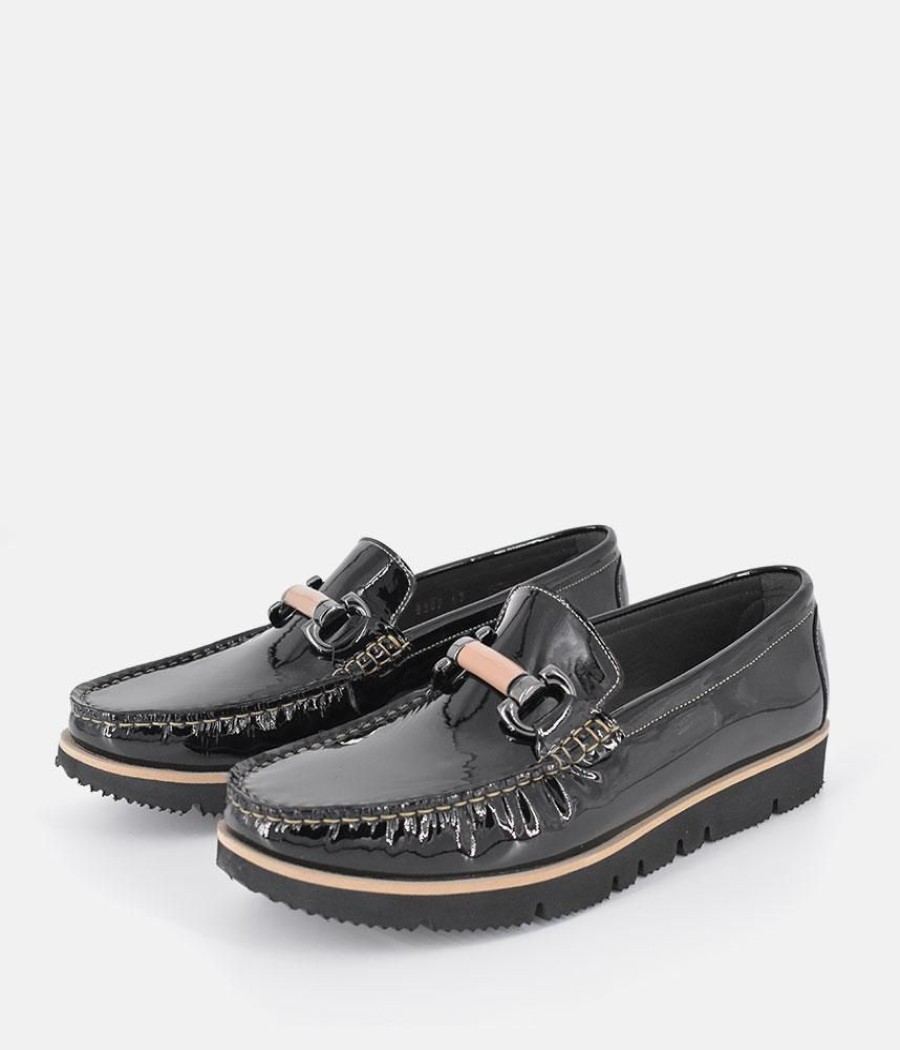 Vittoria Mengoni Vittoria Mengoni Black Patent Premium Loafers Best