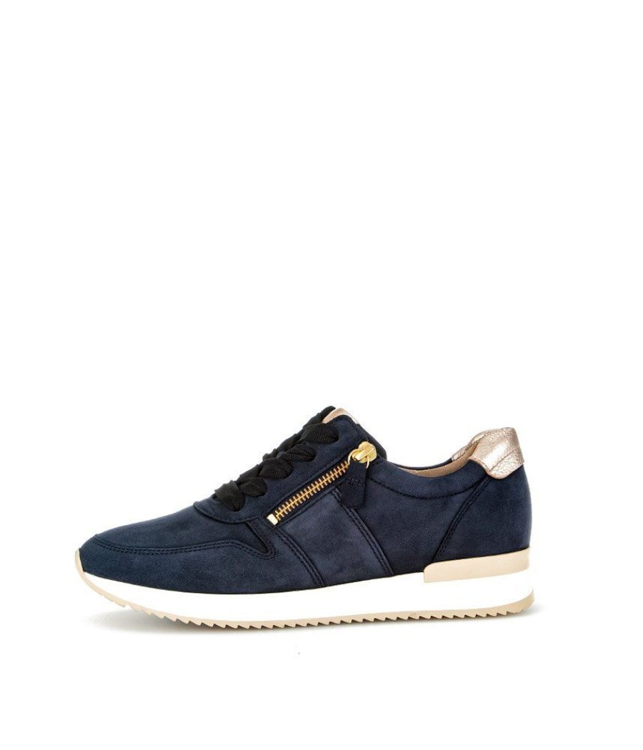 Gabor Gabor Fashionable Navy Suede Sneaker Hot