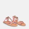 Glaritis Glaritis Pretty Pink/Rose Gold Strappy Sandals Hot