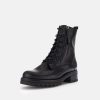 Gabor Gabor Premium Black Leather Ankle Boots New