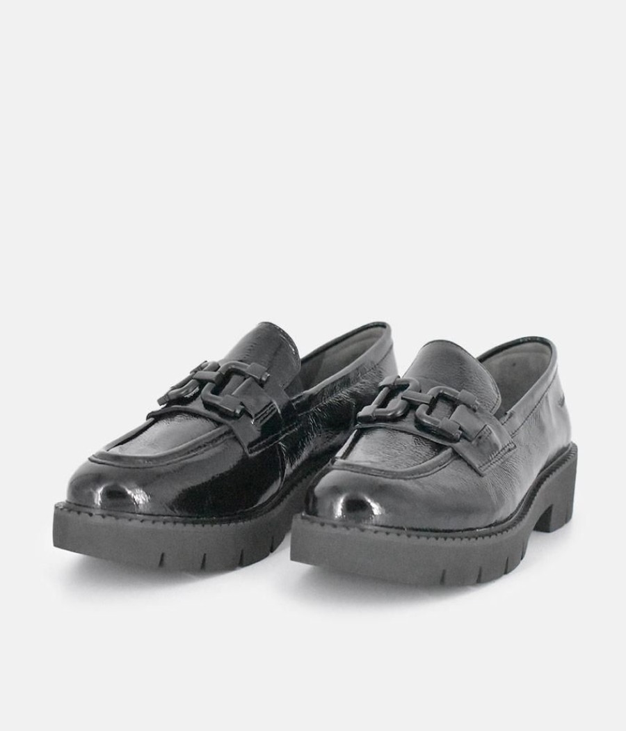 Tamaris Tamaris Stylish Black Patent Shoes Hot