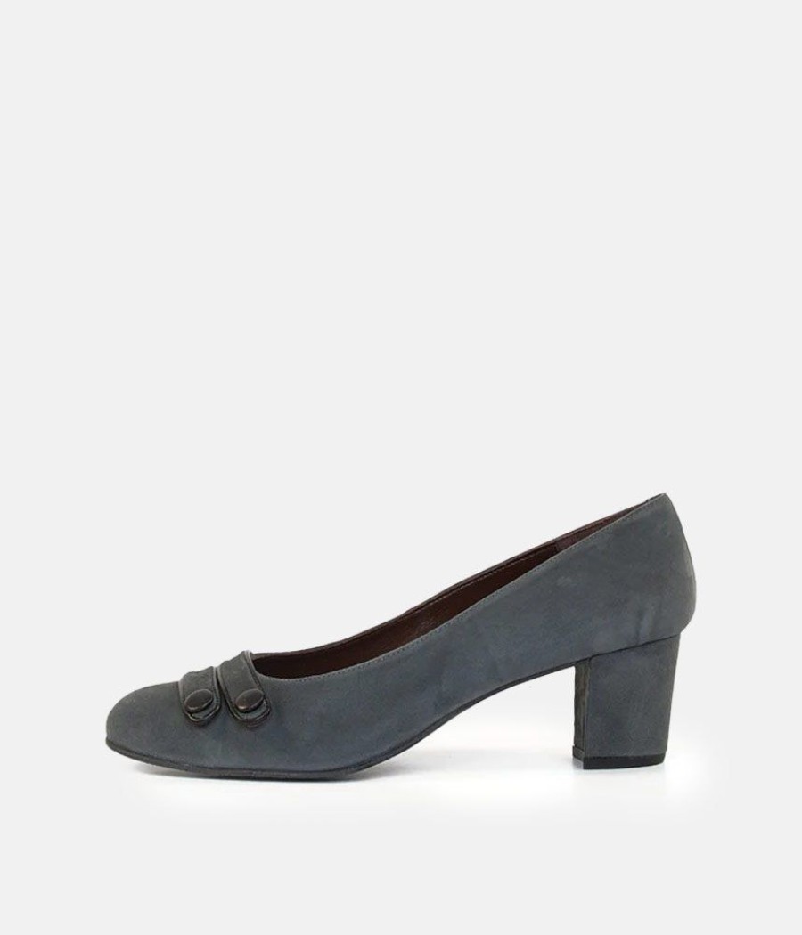 Cinderella Shoes Brenda Zaro Premium Grey Suede Heels Online