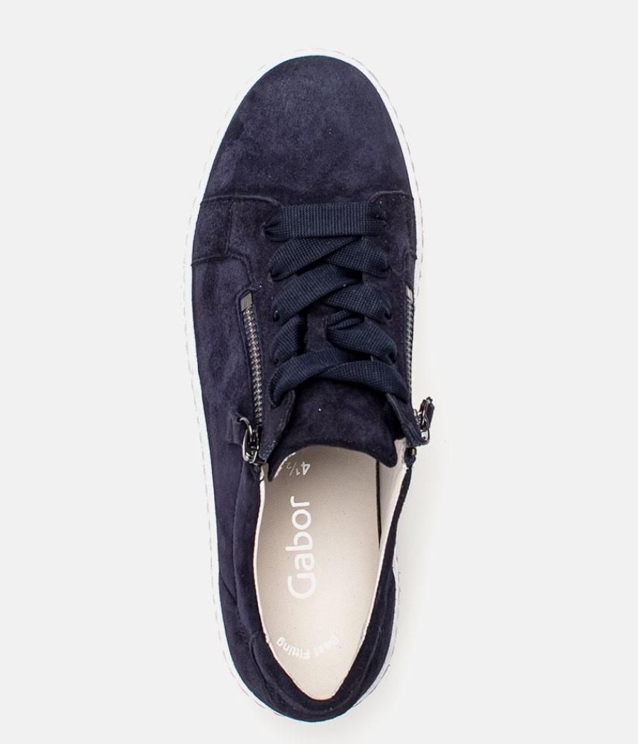 Gabor Gabor Chunky Navy Suede Trainers Online