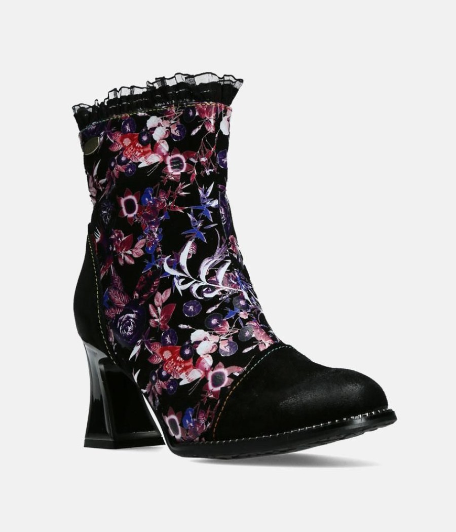 Laura Vita Laura Vita Pretty Black Midi Ankle Boots Online