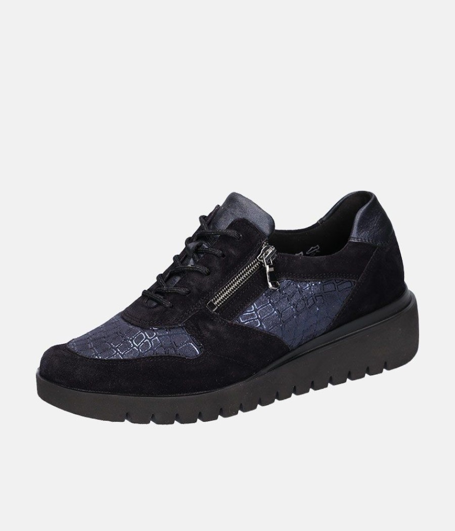 Waldlaufer Waldlaufer Stylish Navy Combi Trainer Wholesale