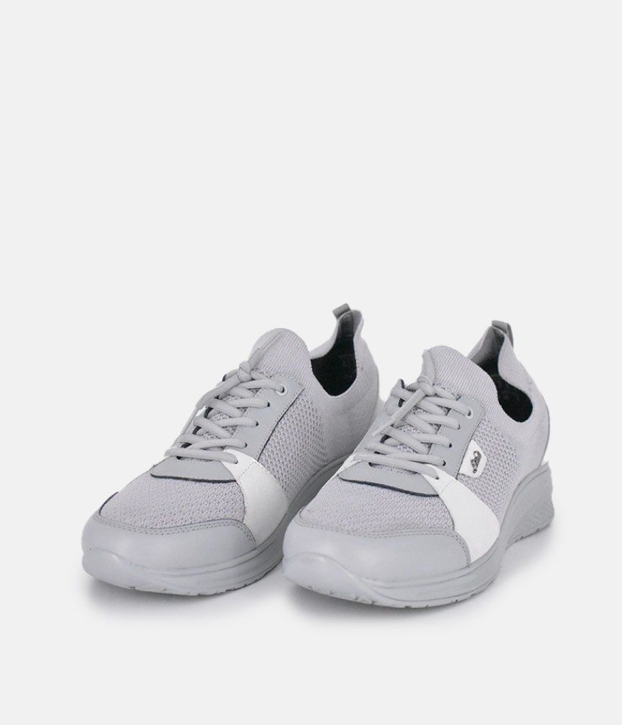 Forelli Forelli Ice Grey Orthopedic Comfort Sneakers Online