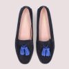 Pretty Ballerina Pretty Ballerinas Stylish Navy Moccasins Clearance