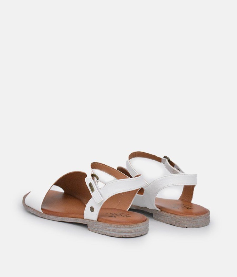 Mustang Mustang Stylish White Leather Sandals Hot