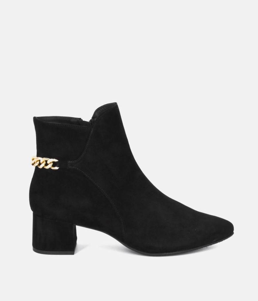 Cinderella Shoes Cinderella Shoes Chic Black Suede Ankle Boots Online