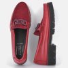 Vittoria Mengoni Vittoria Mengoni Beautiful Red Leather Loafers New