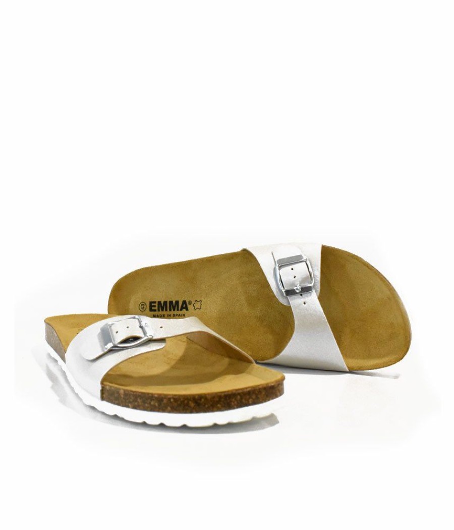 Emma Versatile Chic Pearl Leather Slides Clearance