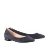 Hogl Hogl Timeless Ocean Suede Ballerina Clearance