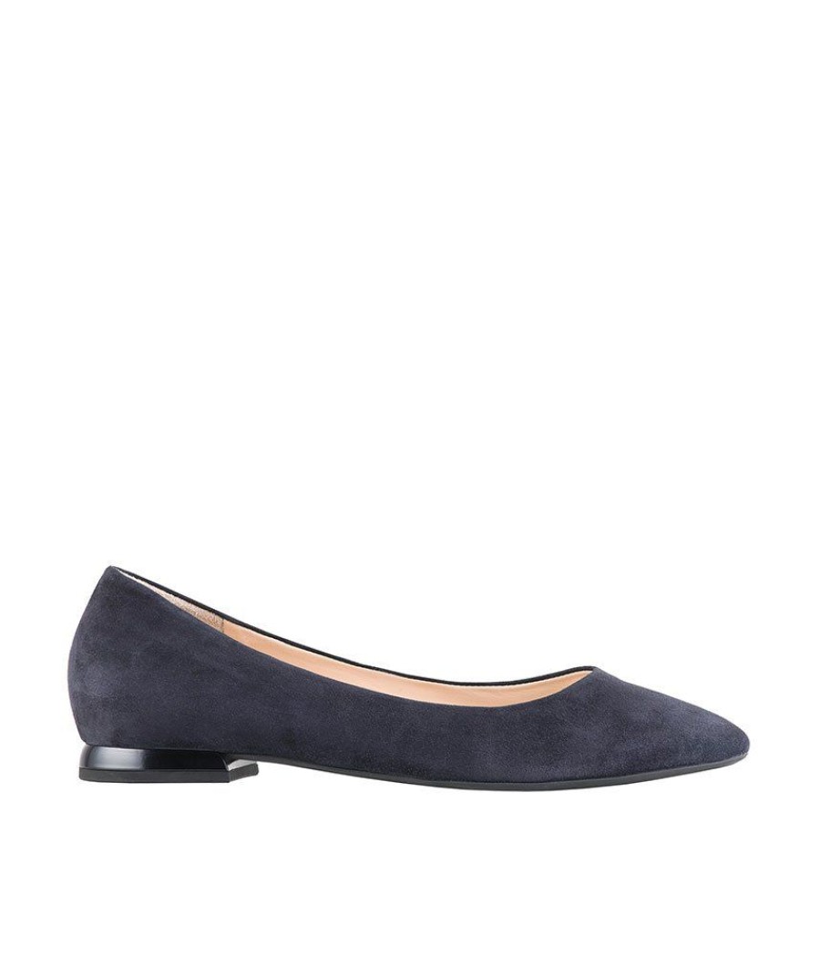 Hogl Hogl Timeless Ocean Suede Ballerina Clearance