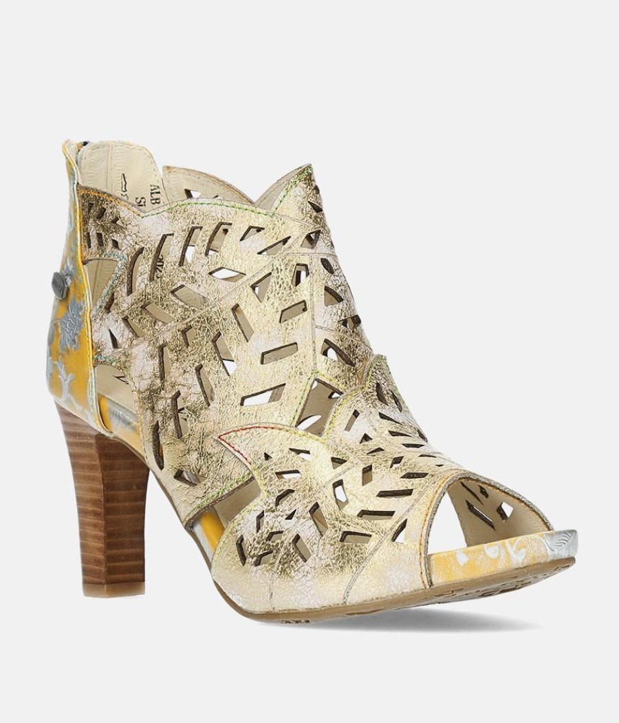 Laura Vita Laura Vita Stunning Gold Ankle Shoes Hot