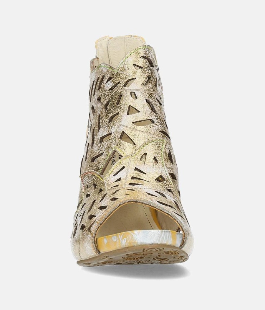 Laura Vita Laura Vita Stunning Gold Ankle Shoes Hot