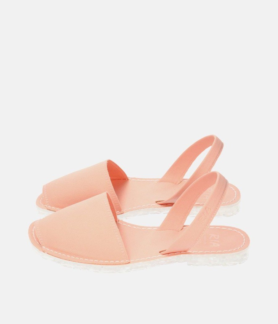 Ria Ria Vegan Seaqual Versatile Salmon Abarca Sandal New