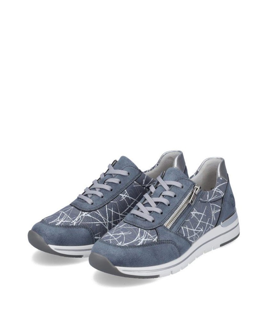 Remonte Remonte Sporty Blue Combi Sneakers Best