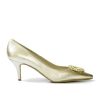 Cinderella Shoes Glamorous Metallic Gold Cinderella Heels New